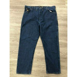 Wrangler Men's Fire Resistant Flame Blue Jeans 44